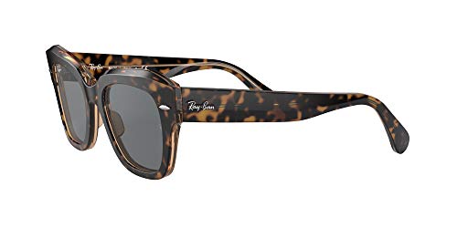 Ray-Ban State Street Lentes Oscuros, Blonde Havana/Grey, 49/20/145 para Mujer