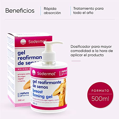 Reafirmante de senos para mujer natural de origen marino crema para el aumento de elasticidad y firmeza del pecho/Previene el pecho caido y las aparición de estrias