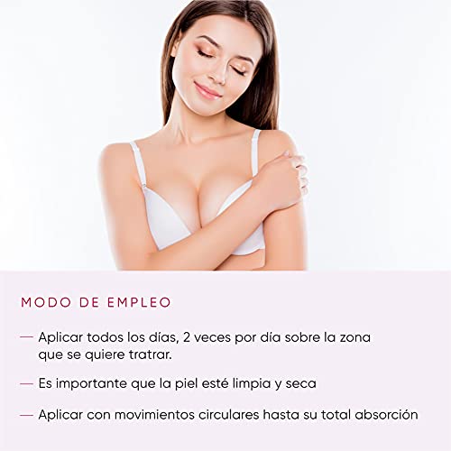 Reafirmante de senos para mujer natural de origen marino crema para el aumento de elasticidad y firmeza del pecho/Previene el pecho caido y las aparición de estrias