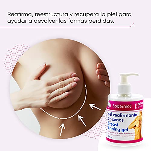 Reafirmante de senos para mujer natural de origen marino crema para el aumento de elasticidad y firmeza del pecho/Previene el pecho caido y las aparición de estrias