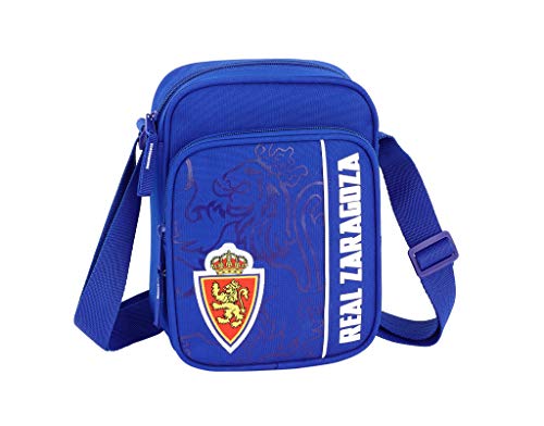 Real Zaragoza Oficial Bandolera Con Bolsillo Exterior 160x60x220mm