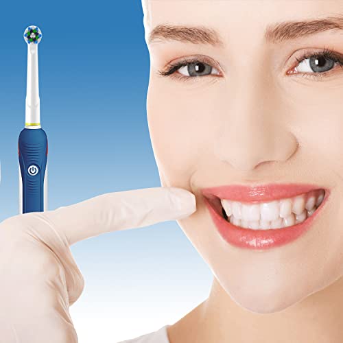 Recambios Cepillos Compatible con Braun Oral B Cepillo Eléctrico, Paquete de 16 Cabezales de Cepillos de Dientes, Incluye 4 Tipos Diferentes - Blanco(16)