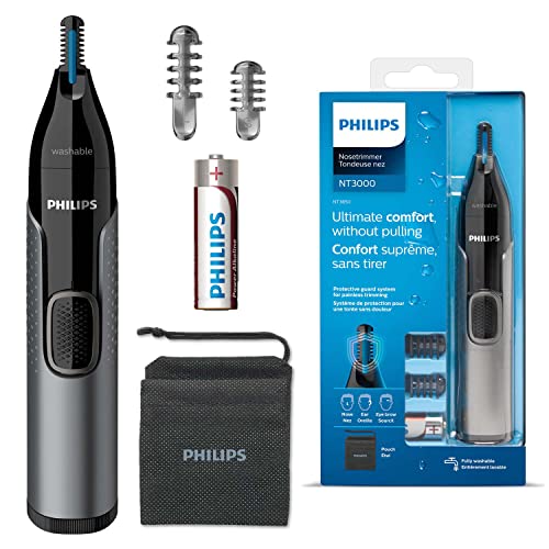 Recortador para nariz, orejas y cejas Nose trimmer Series 3000 de Philips con tecnología PrecisionTrim (modelo NT3650/16)