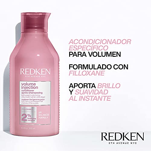 Redken | Acondicionador Densificador para Caballo con Falta de Volumen, High Rise Volume, 300 ml