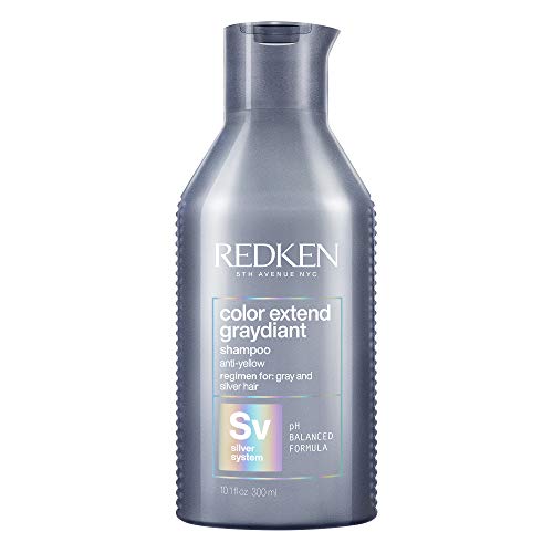 Redken | Champú Neutralizador Para Cabello Gris o Con Canas, Color Extend Gradiant, 300 ml