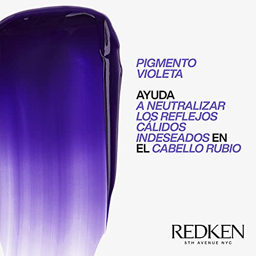 REDKEN Mascarilla Blondage Expbrass Para Cabello Rubio, 250 Ml, Violeta