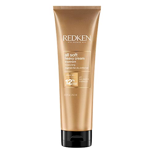 Redken | Mascarilla Hidratante, Tratamiento con Aceite de Argán para Cabello Seco y Frágil, All Soft, 250 ml