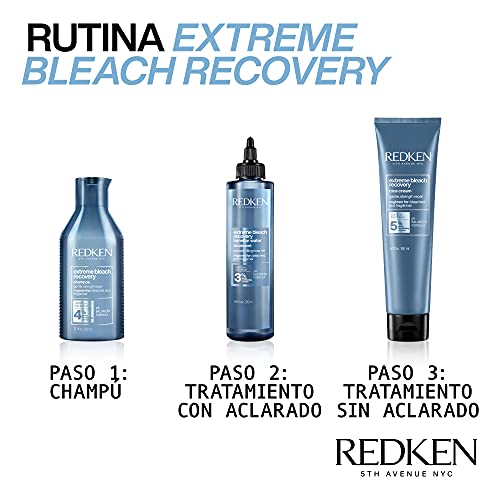 REDKEN Tratamiento Extreme Bleach Recovery Cica sin Aclarado para Reparar el Cabello Tras Una Decoloración, 150 ml