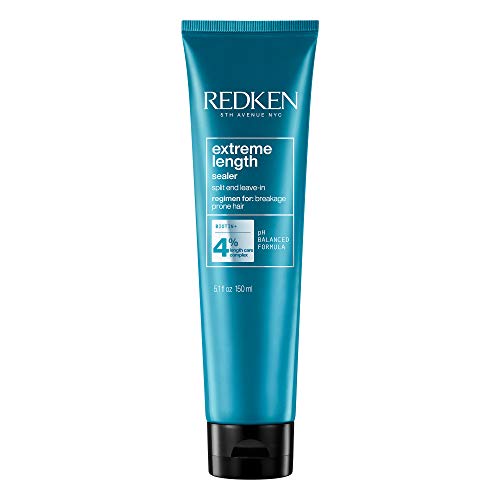 Redken | Tratamiento Sin Aclarado Fortalecedor con Biotina Para Cabello Dañado y Quebradizo, Extreme Length, 150 ml