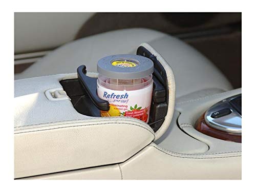 Refresh Your Car - Ambientador de Coche con Fragancia, Olor y Esencias a Fresa con Limón. Ambientador de Coche en Lata. Ambientador Gel en Coche de Larga Duración