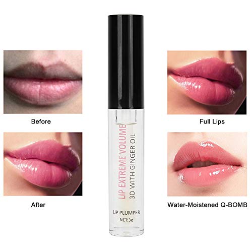 Relleno de labios natural, potenciador de labios, suero de bálsamo hidratante para dar volumen a los labios Maximizer Gloss con ingredientes vegetales