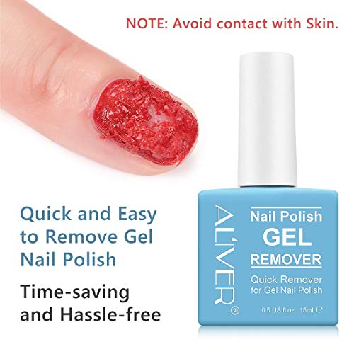 Removedor de Esmalte de Uñas, Magic Gel Profesional Fácil y Rápidamente Quitaesmalte de Uñas Naturales de Gel sin Dañar las Uñas y sin Necesidad de Papel de Aluminio, Remojo o Envoltura