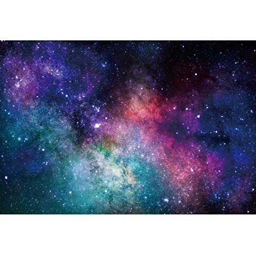 Renaiss 2.2x1.5m Fondo de Cielo Estrellado Espacio Exterior Estrellas Universo Nebulosa Brillante Fondo de fotografía Retrato de niño Adulto Decoración de Fiesta de cumpleaños Accesorios de Estudio