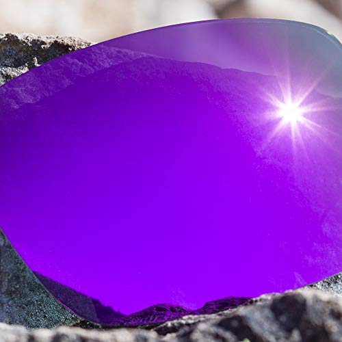 Revant Lentes de Repuesto Compatibles con Gafas de Sol Oakley TwoFace, Polarizados, Elite Morada Plasma MirrorShield