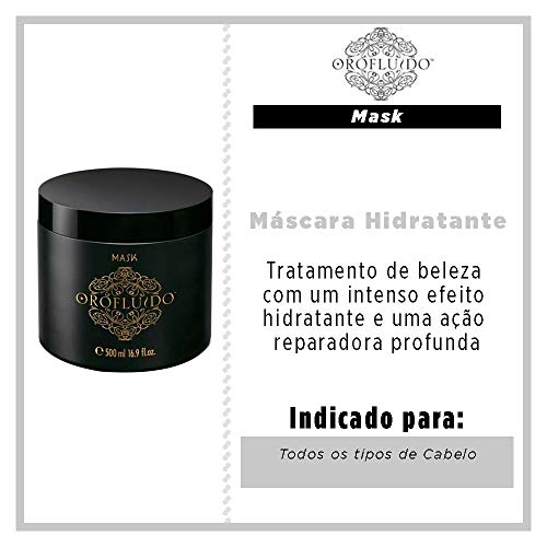 REVLON 500ML, Oro Fluido MASCARILLA Unisex Adulto, Negro