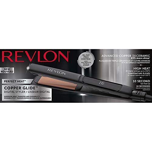 Revlon Perfect Heat Copper Glide - Plancha Estilizadora Digital