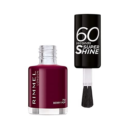 Rimmel London 60 Seconds Super Shine #712-Berry Pop - 1 unidad