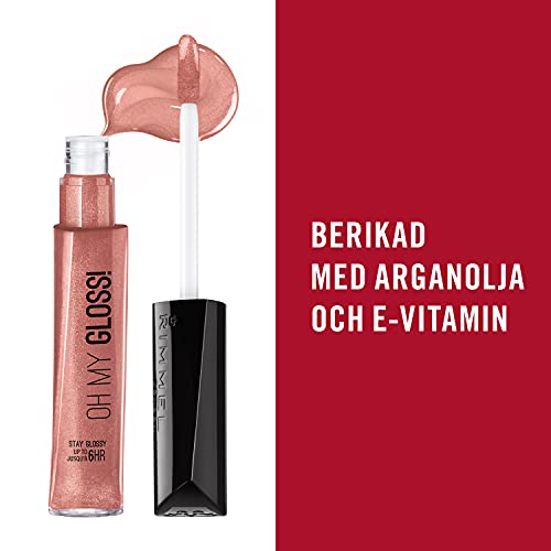 Rimmel London Oh My Gloss Brillo de Labios Tono 160 Stay My Rose - 6.5 ml