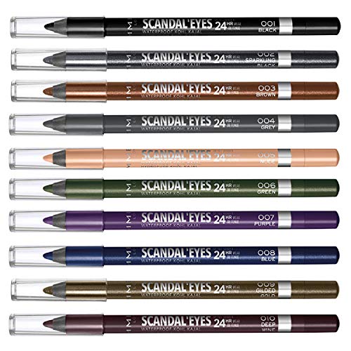 Rimmel London Scandaleyes Waterproof Khol Kajal Liners Tono 2 - 1.3 gr