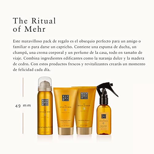 RITUALS Cesta Regalo del Ritual of Mehr, Tamaño Pequeño - Con Naranja Dulce y Madera de Cedro - Propiedades Energizantes y Estimulantes con Vitamina C