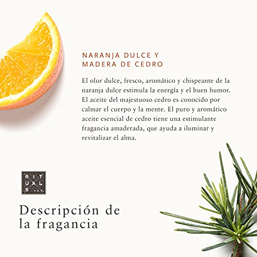 RITUALS Cesta Regalo del Ritual of Mehr, Trial Set - Con Naranja Dulce y Madera de Cedro - Propiedades Energizantes y Estimulantes con Vitamina C