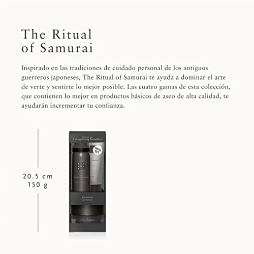 RITUALS Cesta Regalo para Hombres del Ritual of Samurai, Trial Set - Con Bambú, Menta Japonesa y Sándalo - Propiedades Refrescantes y Vigorizantes