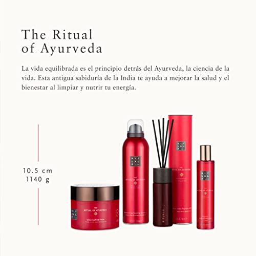 RITUALS Cesta Regalo para Mujeres del Ritual of Ayurveda, Tamaño Grande - Con Aceite de Rosa de la India y Almendras Dulces - Propiedades Calmantes y Nutritivas