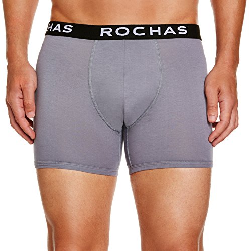 Rochas Basic Bóxer, Grey, XL para Hombre