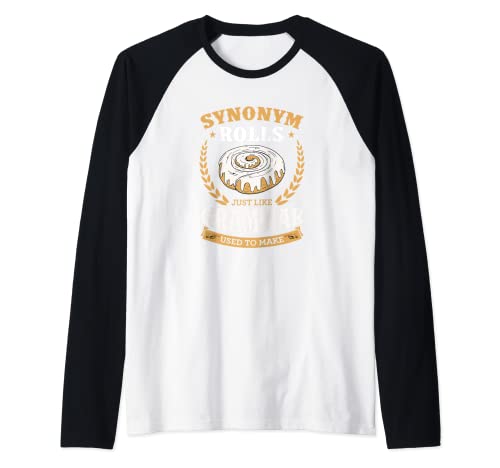 Rollos de Sinónimos Al igual que la gramática usada para hacer profesor divertido Camiseta Manga Raglan