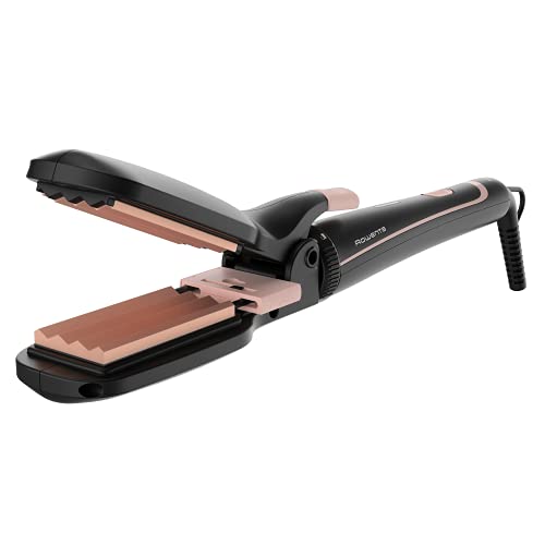 Rowenta Multistyler Infinitos Looks 14 en 1 CF4231 plancha pelo y rizador pelo, tenacillas, rizador de pelo, moldeador, cepillo pelo caliente, revestimiento cerámico, 190 °C, punta fría