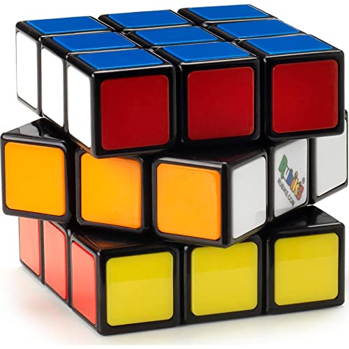 RUBIK'S - CUBO DE RUBIK 3X3 - Juego de Rompecabezas - Cubo Rubik Original de 3x3 - 1 Cubo Mágico para Desafiar la Mente - 6063968 - Juguetes Niños 8 años +