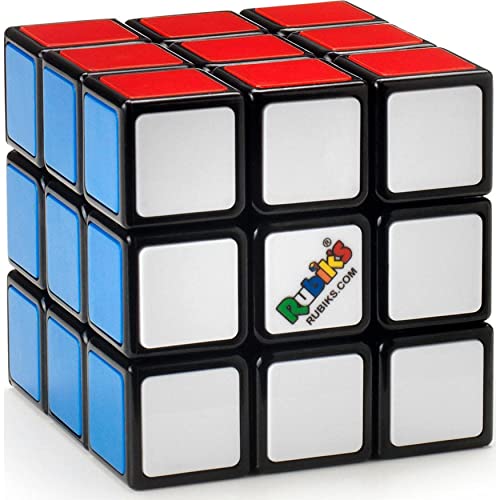 RUBIK'S - CUBO DE RUBIK 3X3 - Juego de Rompecabezas - Cubo Rubik Original de 3x3 - 1 Cubo Mágico para Desafiar la Mente - 6063968 - Juguetes Niños 8 años +