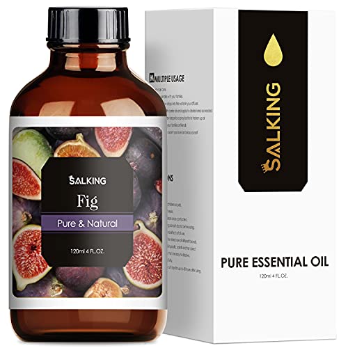 SALKING Aceite Esencial de Higo 120ml,100% Puro Aceites Esenciales para Humidificador,Aceites Esenciales Naturales Aceite Perfumado de Higo, Regalos Originales para Mujer