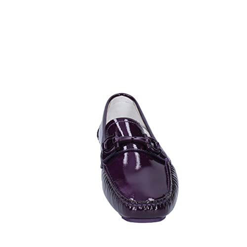 SALVATORE FERRAGAMO Mocasines Mujer Charol púrpura 35.5 EU