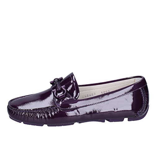 SALVATORE FERRAGAMO Mocasines Mujer Charol púrpura 35.5 EU