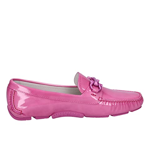 SALVATORE FERRAGAMO Mocasines Mujer Charol Rosa 37 EU