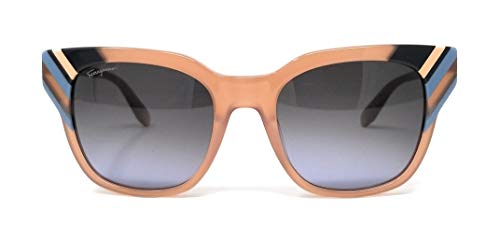 SALVATORE FERRAGAMO Sf875s-294, Ferragamo Acetate Sunglasses Opaline Nude Unisex Adulto, Estándar, Talla única