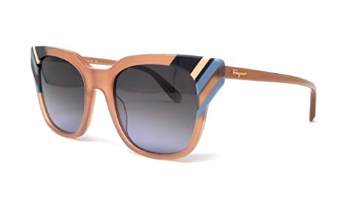 SALVATORE FERRAGAMO Sf875s-294, Ferragamo Acetate Sunglasses Opaline Nude Unisex Adulto, Estándar, Talla única