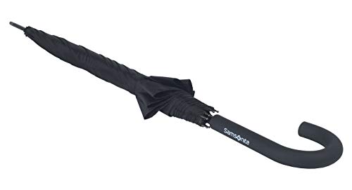 SAMSONITE Rain Pro Stick Umbrella Auto Open Paraguas Clásico, 87 cm, Negro