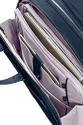 Samsonite Zalia 2.0 Maletín para portátil de 15,6" con Ruedas, 43 cm, 24 L, Azul (Midnight Blue)