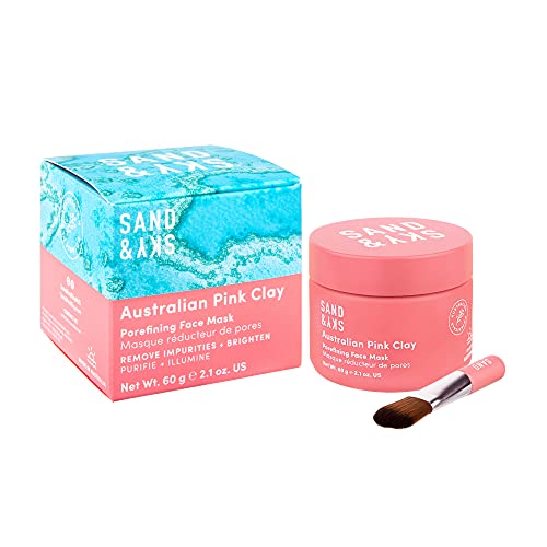 Sand & Sky - Mascarilla facial con arcilla rosa australiana - Para cerrar los poros