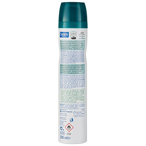 Sanex – Desodorante spray Natur Protect – Extra eficiencia – 200 ml