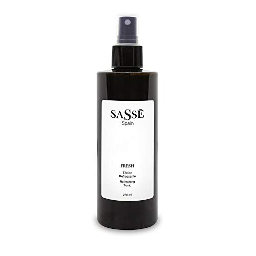 SASSÉ FRESH, Tónico facial REFRESCANTE. Limpia, Revitaliza. Astringente. Producto Vegano. SASSE. Cosmética Natural fabricada en España. Premios Innovación, Trayectoria e I+D