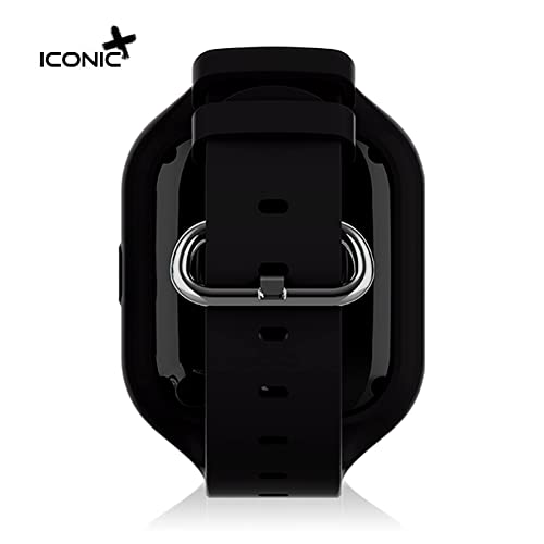 SaveFamily Iconic Plus 4G. Reloj Inteligente niño. Videollamada, Vídeo, Identifica Llamadas, Música, Bluetooth, App Store, Whatsapp. Reloj GPS niños, Cámara, SOS, Waterproof. Smartwatch niños Negro