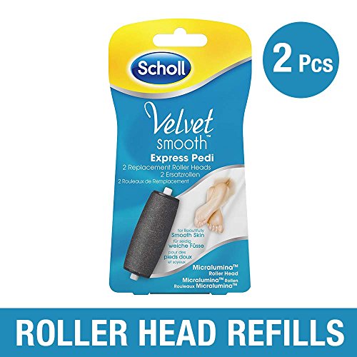 Scholl Velvet Smooth Repuesto Lima, Color Negro - 2 unidades