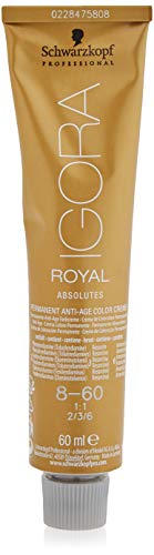 Schwarzkopf Igora Royal Coloración Permanente en Crema para el Cabello 8-60 - 60 ml.