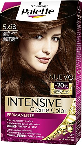 Schwarzkopf Palette Intense - Tono 5.68 Castaño Claro Rojizo - 2 uds - Coloración Permanente