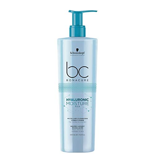 Schwarzkopf Professional BONACURE HYALURONIC MOISTURE KICK ACONDICIONADOR LIMPIADOR 500ML