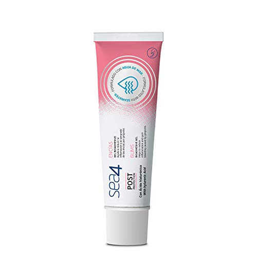 Sea4 Gel Bioadhesivo Encías, Coadyuvante del tratamiento de gingivitis y periodontitis, 0% Clorhexidina, Uso diario a largo plazo, 30ml