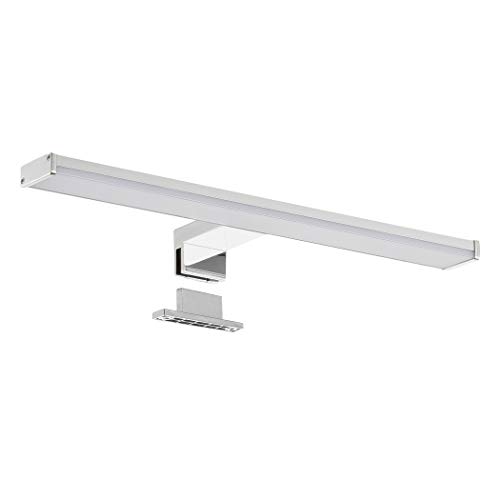 SEBSON® Lampara Espejo Baño LED 40cm, Luz Espejo Pinza + Armario, 8W, 600lm Blanca Neutra 4000K, IP44-400x108x44mm